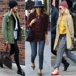 Cappelli Lana fashion: Le celebrities che affrontano il freddo